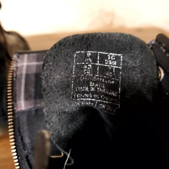 Dr Martens Black Leather Boots Made in Thailand Sz 10 US M/ 11 US L - Picture 11 of 11